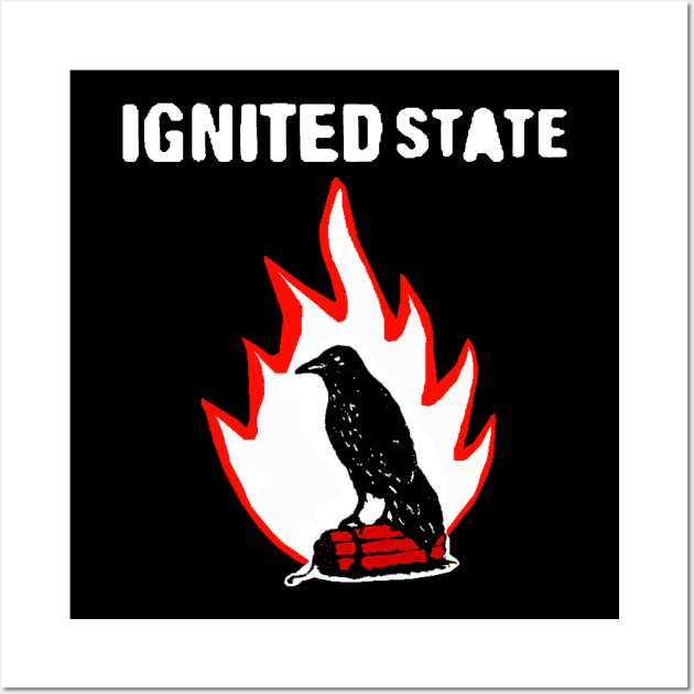 IGNITED STATE FLAME Wall Art by IGNITEDSTATE